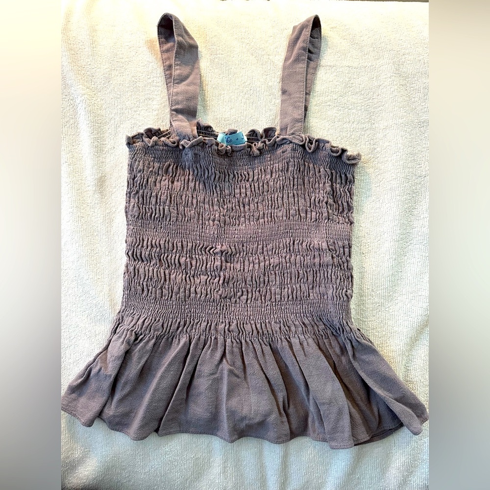 Women’s Ruched Gray Top